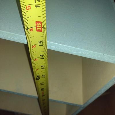 Set of Three Wood Cubby Storage Stands