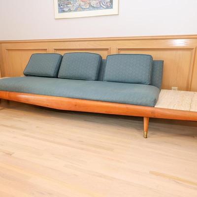Lot 1: Vintage Adrian Pearsall Style Mid-century Modern Couch
