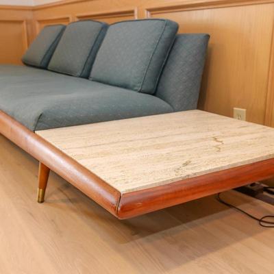 Lot 1: Vintage Adrian Pearsall Style Mid-century Modern Couch