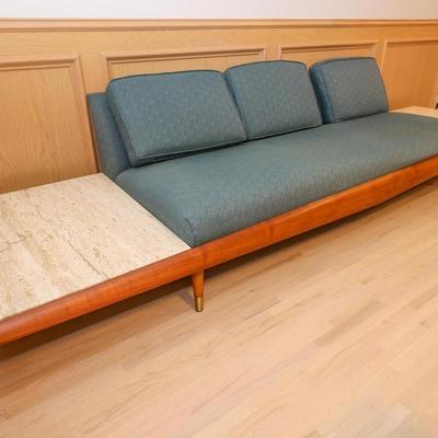 Lot 1: Vintage Adrian Pearsall Style Mid-century Modern Couch
