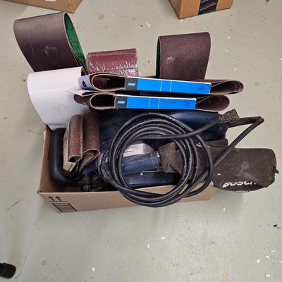 Bosch 4" Hand Belt Sander & Accessories (BS-JS)