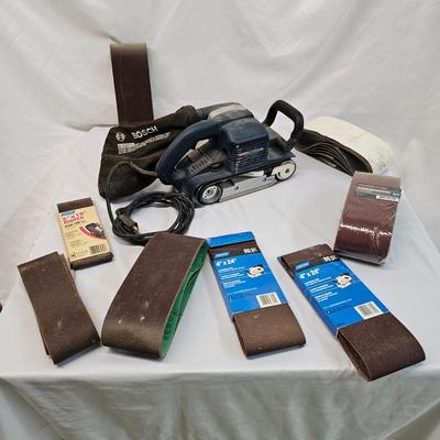 Bosch 4" Hand Belt Sander & Accessories (BS-JS)