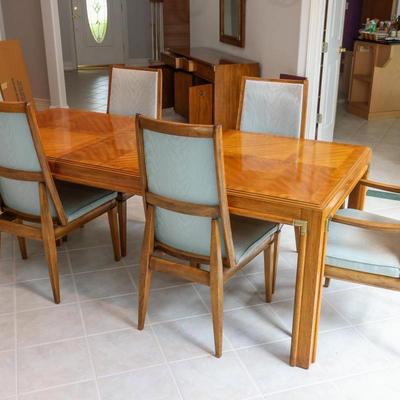 Lot 4: Drexel Accolade Dining table with 6 Chairs