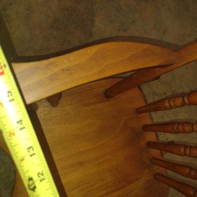 Vintage Wood Child's Rocking Chair