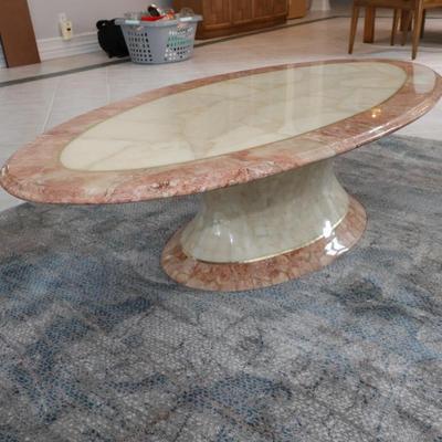 Lot 10: Oval Coffee Table