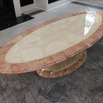 Lot 10: Oval Coffee Table