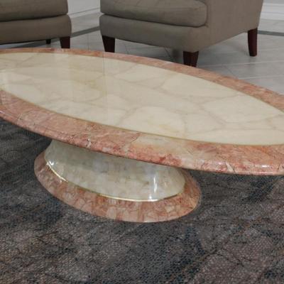 Lot 10: Oval Coffee Table