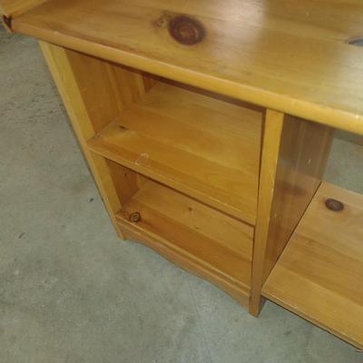 Solid Wood Book and Storage Stand