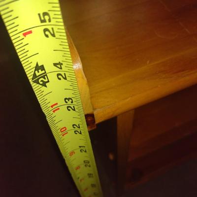 Solid Wood Book and Storage Stand