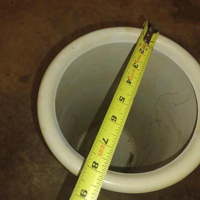 Vintage Ceramic Chinoiserie Umbrella Stand