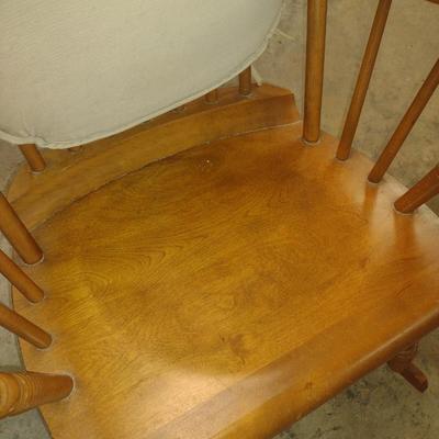 Vintage Spindle Back Rocking Chair
