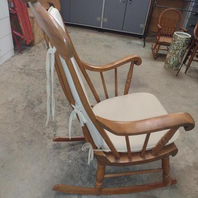 Vintage Spindle Back Rocking Chair
