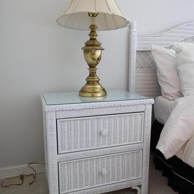 Lot 12: Lexington Wicker Bedroom Set