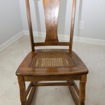 Lot 13: Wooden Rocking Chair