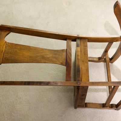 Lot 13: Wooden Rocking Chair