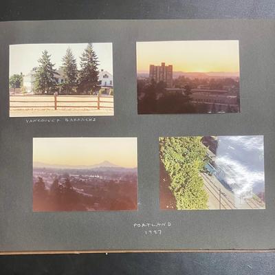 Photo Scrapbook of 1988-1989 Travel Pictures