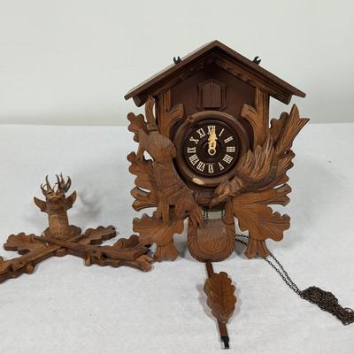 Vintage Germany Cuckoo Clock For Parts Only