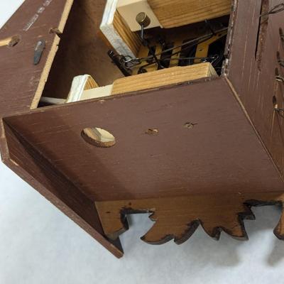 Vintage West Germany Cuckoo Clock No Weights