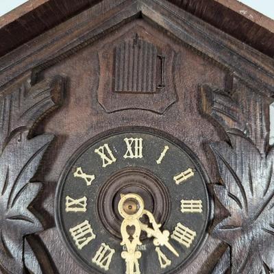 Vintage West Germany Cuckoo Clock No Weights