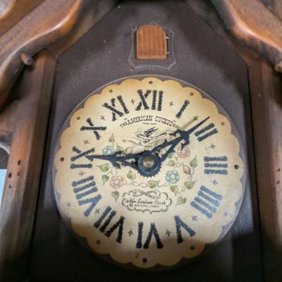 Vintage 8-Day New England Clock Co USA The American Cuckoo Clock No Weights