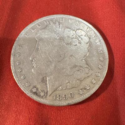 1890 O MORGAN F US COIN 1$