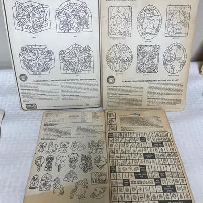 Lot of 4 Make Bake Stained Glass Craft Kits