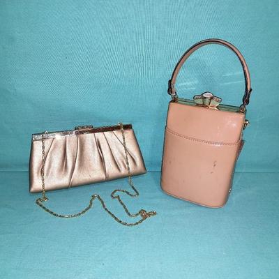 TWO FASHION DESIGNER CLUTCHES