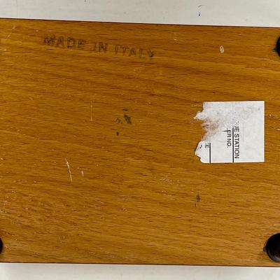 Vintage Inlayed Wood Box Made in Italy