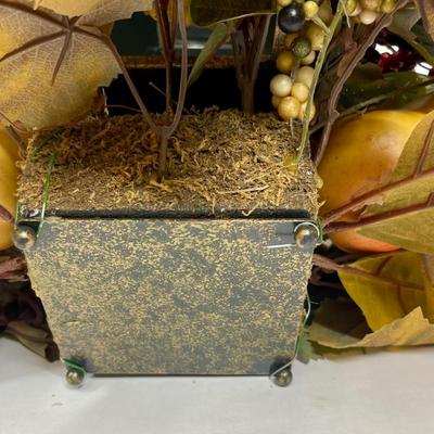 Artificial Floral Lantern Arrangement - Centerpiece