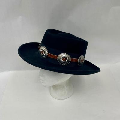 Women’s Black Cowboy Hat Size 6 1/8