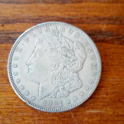 LOT 72 1921-D SILVER DOLLAR