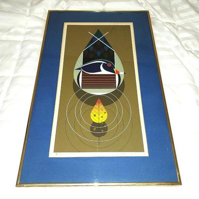 FRAMED WOOD DUCK "BEST DRESSED" BY CHARLIE HARPER