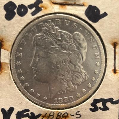 1880 S Morgan Silver Dollar