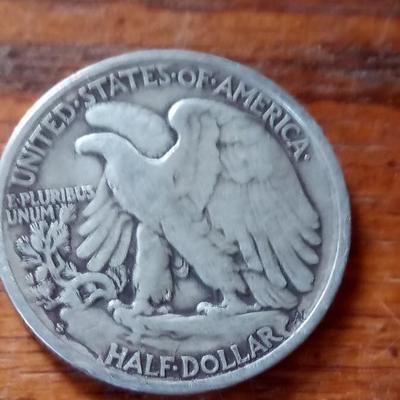 LOT 78 1943-S WALKING LIBRTY HALF DOLLAR