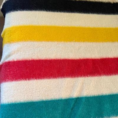 1930s Hudson Bay Company 4 Point Wool Blanket