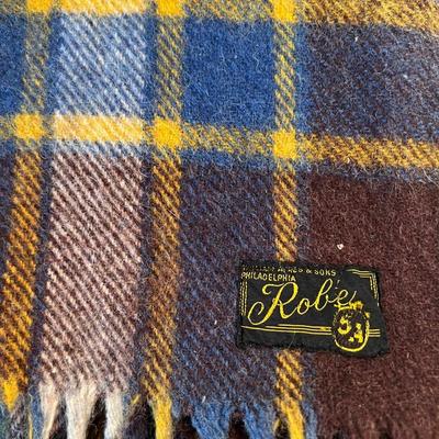 Two Vintage Wool Blanket Lot