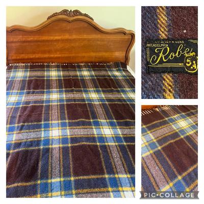 Two Vintage Wool Blanket Lot
