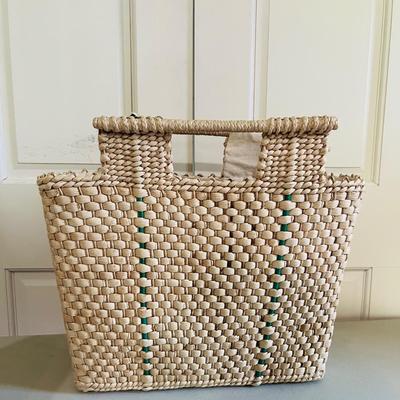 Three Vintage Large Raffia & Woven Bags