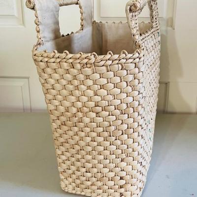Three Vintage Large Raffia & Woven Bags