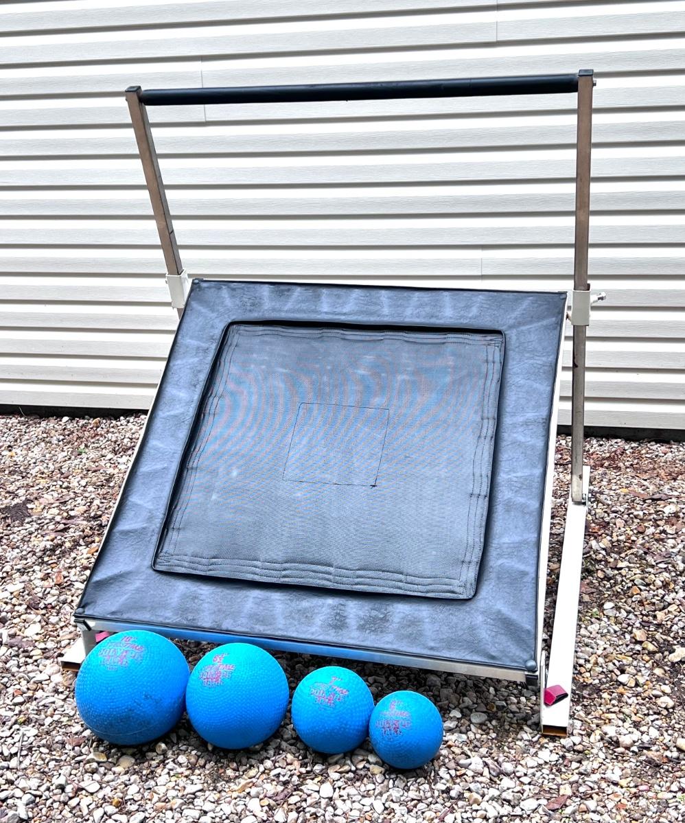 Medicine Ball Rebounder For Therapy with 4 Medicine Balls