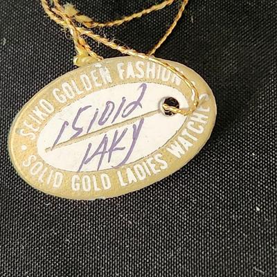 Seiko 14 ct Gold Women's Watch 151-002 0301