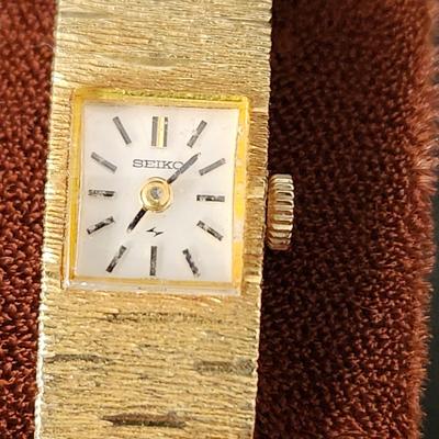 Seiko 14 ct Gold Women's Watch 151-002 0301