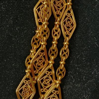 Vintage 18kt Gold 68" Chain Necklace