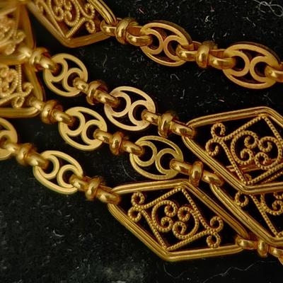 Vintage 18kt Gold 68" Chain Necklace