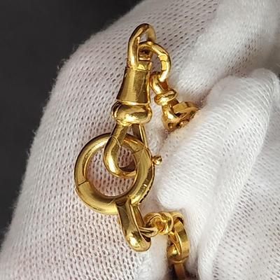 Vintage 18kt Gold 68" Chain Necklace