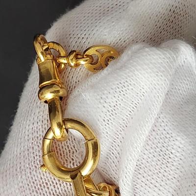 Vintage 18kt Gold 68" Chain Necklace