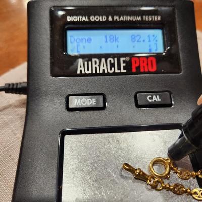 Vintage 18kt Gold 68" Chain Necklace