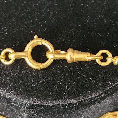 Vintage 18kt Gold 68" Chain Necklace