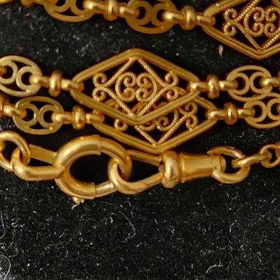 Vintage 18kt Gold 68" Chain Necklace