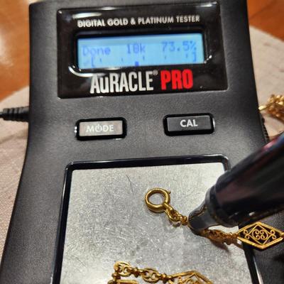 Vintage 18kt Gold 68" Chain Necklace